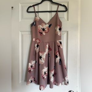 Skater floral dress